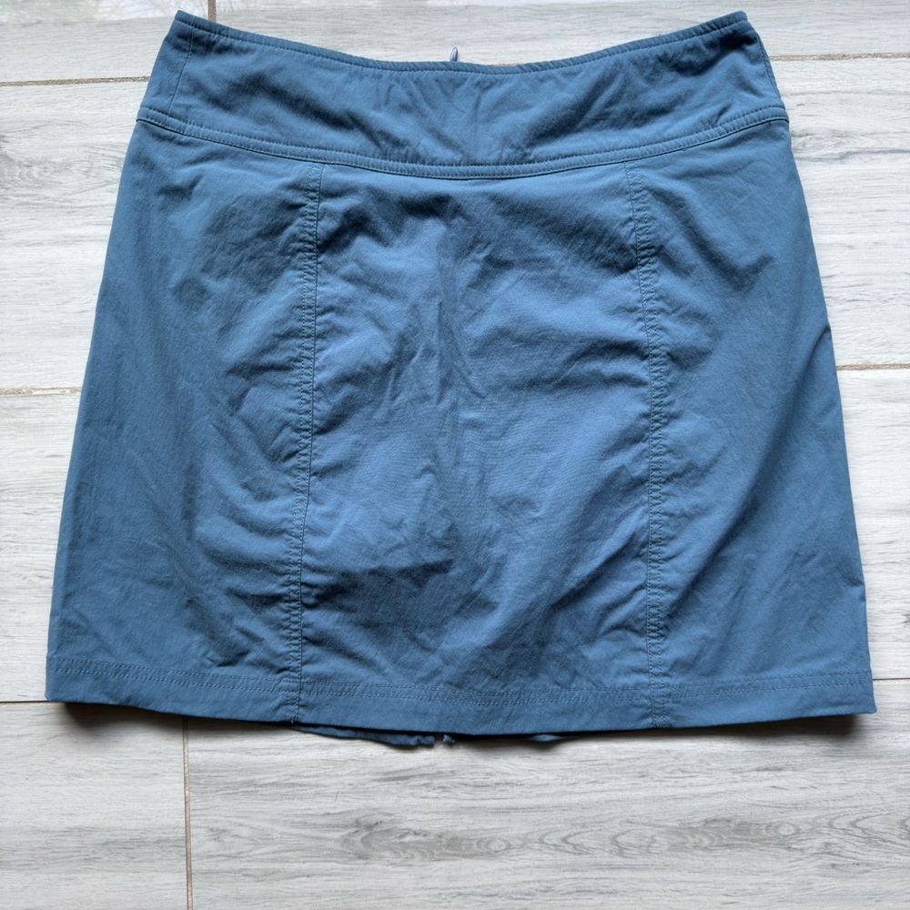 Royal Robbins Hiking Skort Women's 4 Standard Blue Nylon Stretch Lined Skirt